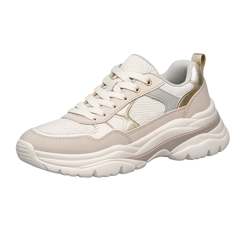 Gold Chunky Sneakers